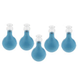 Max 5 Pieces Glass Silicone Anti Cellulite Massage Vacuum Cupping Cups Set 2cm