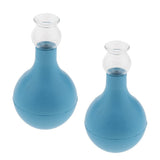 Max 5 Pieces Glass Silicone Anti Cellulite Massage Vacuum Cupping Cups Set 2cm