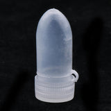 100 Pieces Portable Flip Lid Transparent Capsule Storage Containers Pill Box Suit for Home or Travel