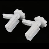 Max Maxb White Toilet Seat Riser Raised Safety Chair Lifter Extender with Cover