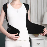 Max Maxb Adjustable Posture Corrector Body Lumbar Back Shoulder Belt Brace Support S