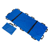 Foldable Canvas Stretcher Emergency Rescue Litter 12 handgrips 2 safety belt