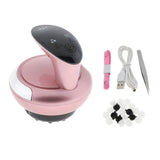 Max Maxb Negative Pressure Electric Brush Meridian Warm Guasha Moxibustion Tool Rose Gold