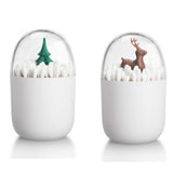 Maxbell Toothpick Cotton Swab Holder Dispenser Organizer Storage Box Container  02