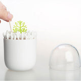Maxbell Toothpick Cotton Swab Holder Dispenser Organizer Storage Box Container  03