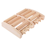Max Maxb Wood Foot Massage Roller Feet Massager for Plantar Fasciitis Pain Fatigue