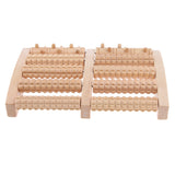 Max Maxb Wood Foot Massage Roller Feet Massager for Plantar Fasciitis Pain Fatigue
