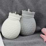 Maxbell Portable Hot Water Bottle Heat Water Bag for Winter Hand Feet Warming  White