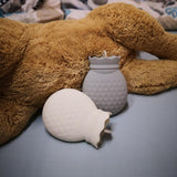 Maxbell Portable Hot Water Bottle Heat Water Bag for Winter Hand Feet Warming  White