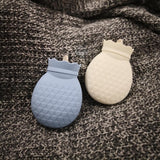 Maxbell Portable Hot Water Bottle Heat Water Bag for Winter Hand Feet Warming  White