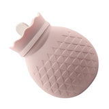 Maxbell Portable Hot Water Bottle Heat Water Bag for Winter Hand Feet Warming  Pink