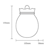 Maxbell Portable Hot Water Bottle Heat Water Bag for Winter Hand Feet Warming  Pink
