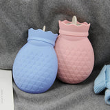 Maxbell Portable Hot Water Bottle Heat Water Bag for Winter Hand Feet Warming  Pink
