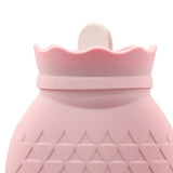 Maxbell Portable Hot Water Bottle Heat Water Bag for Winter Hand Feet Warming  Pink