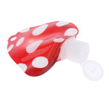 Maxbell Refillable Empty Squeeze Pouch Lotion Squeezable Bag Bottle Mushroom