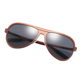 Max Men' Polarized Aluminum Magnesium Sunglasses Vintage Eyeglasses Tea