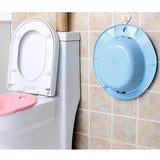 Max Hip Bath Tub Sitz Bath for Toilet Maternity Hemorrhoid Avoid Squatting Pink