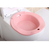 Max Hip Bath Tub Sitz Bath for Toilet Maternity Hemorrhoid Avoid Squatting Pink