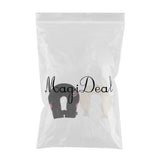 Max 1.4L U Shaped Hot Water Bottle Bag with Cover Set for Neck Pain Stiff Black