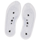 Max 1 Pair Magnetic Trigger Point Massage Insoles Shoes Cushion Insert Pads S