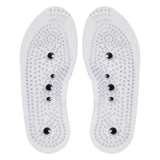 Max 1 Pair Magnetic Trigger Point Massage Insoles Shoes Cushion Insert Pads S