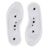 Max 1 Pair Magnetic Trigger Point Massage Insoles Shoes Cushion Insert Pads S