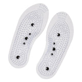 Max 1 Pair Magnetic Trigger Point Massage Insoles Shoes Cushion Insert Pads S