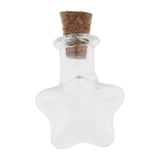 Max 10pcs Mini Empty Glass Wishing Bottles Perfume Jars with Cork Stoppers 04