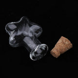 Max 10pcs Mini Empty Glass Wishing Bottles Perfume Jars with Cork Stoppers 04