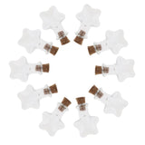 Max 10pcs Mini Empty Glass Wishing Bottles Perfume Jars with Cork Stoppers 04