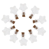 Max 10pcs Mini Empty Glass Wishing Bottles Perfume Jars with Cork Stoppers 04