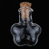 10pcs Mini Empty Glass Wishing Bottles Perfume Jars with Cork Stoppers 06