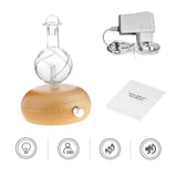 Max Aromatherapy Essential Oil Diffuser Cool Mist Humidifier Eu Plug Light wood