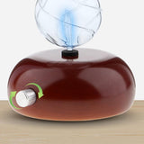 Max Aromatherapy Essential Oil Diffuser Cool Mist Humidifier Eu Plug Dark wood