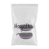 Max 2x Portable Zipper Spectacle Sunglass Eyeglass Case Box Storage Pouch Purple