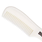 Max Portable Men' Beard Shaving Brush wit Handle Mustache Modeling Tool White