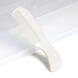 Max Portable Men' Beard Shaving Brush wit Handle Mustache Modeling Tool White