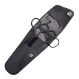 Max Nose Beard Mustache Scissors and Comb Set  for Men Women Care With Bag Black