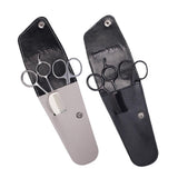 Max Nose Beard Mustache Scissors and Comb Set  for Men Women Care With Bag Black