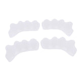 Max 2Pairs Silicone Toe Stretchers Separators Bunion Protectors Men Women White