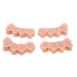 Max 2Pairs Silicone Toe Stretchers Separators Bunion Protectors Men Women Skin