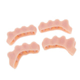 Max 2Pairs Silicone Toe Stretchers Separators Bunion Protectors Men Women Skin