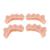 Max 2Pairs Silicone Toe Stretchers Separators Bunion Protectors Men Women Skin