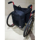 Max Black Waterproof Large Wheelchair Pouch Storage Holder Back Bag