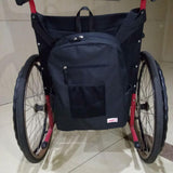 Max Black Waterproof Large Wheelchair Pouch Storage Holder Back Bag