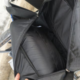 Max Black Waterproof Large Wheelchair Pouch Storage Holder  for Back of Chair