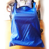 Max Plush Lining Wheelchair Warmer Cover Blanket for Disabled Elderly Blue M