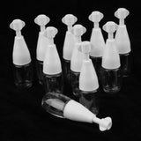 Max 10x Refillable Essential Oil Dropper Bottles Clear Trial Jar Cannings 10ml