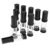 Max 10 Pieces Pump Empty Airless Tubes Cosmetic Liquids Storage Bottle Jars 5ML