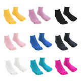 Max Five Toe Separator Socks Foot Alignment Socks Foot Massage Socks  Black